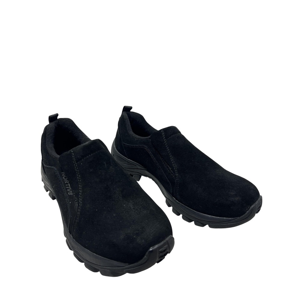 NORTIV 8 Slip-On Shoes‎ Mens Size 8.5 Black Suede Hiking Trail Sneakers JS19007M